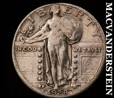 1928-S Standing Liberty Quarter - Scarce  Extra Fine  Better Date  #U1541 • $16.50