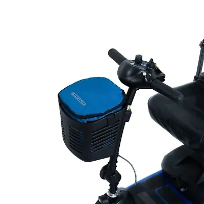 Insulated Front Basket Bag For Mobility Scooters With Round Basket - Blue • $21.99