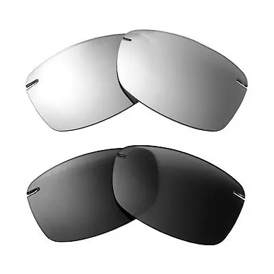Walleva Titanium + Black Polarized Lenses For Maui Jim Akau Sunglasses • $34.99
