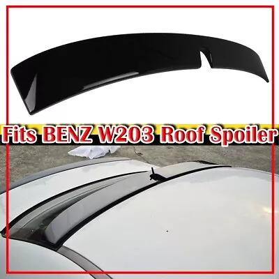 ! 2001-2007 Fit For Mercedes BENZ W203 L-Type Window Roof Spoiler Painted Black • $121.70