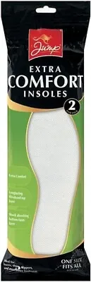 New 2pk Extra Comfort Insoles Shoes Trainers Slipper Inner Sole Shock Absorbing • £3.49