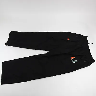 Miami Hurricanes Adidas Athletic Pants Men's Black Used • $35.09