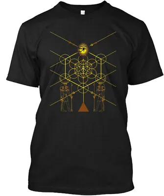 Sacred Geometry Science Egyptian Horus Heru T-Shirt • $22.79