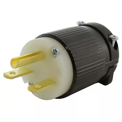 $9.49 • Buy 15A 250V NEMA 6-15P 3-Prong Straight Blade Male Plug Assembly By AC WORKS®