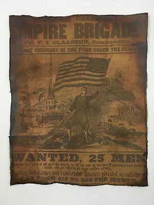 American Civil War Poster Print Old Vintage Replica Enlistment Poster Union • $21.99