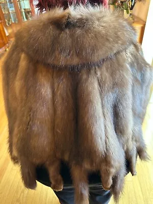 Vintage Russian Sable Fur Cape • $1700