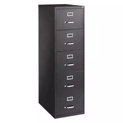 Hirsh 17781 18  W 5 Drawer File Cabinet Black  Legal • $568.99