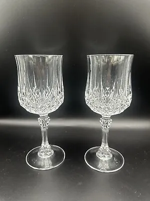 Cristal D'Arques Longchamp 24% Lead Crystal Stemmed Sherry Glasses Set Of 2  • $4.99