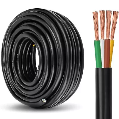 Heavy Duty 14 Gauge 4 Way Conductor Wire RV Trailer Cable Cord Insulated CCA  • $22.50