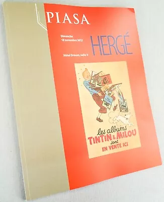 Rare Moulinsart Art Brochure: Piasa Tintin 18th Nov 2012 1st Edition EO Softback • $62.20