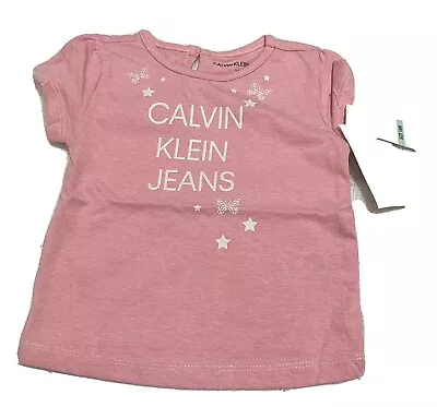 Calvin Klein Jeans Bangladesh Girls Baby Pink Cotton Blouse 12 Months • £7