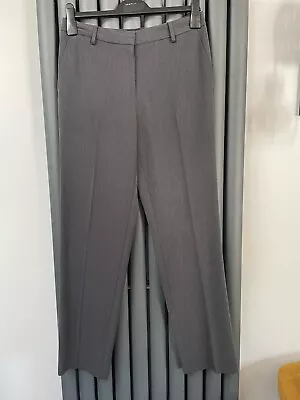 £14.99 • Buy BNWOT NEW M&s Collection Dark Charcoal Smart Straight Leg Trousers Size 10 Reg