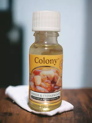 Colony - Burner & Refresher Oil Amber & Cedarwood • £2.99