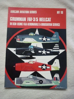 £2.50 • Buy Aircam Aviation Series No.19 : Grumman F6F-3/5 Hellcat In USN & Foreign Service