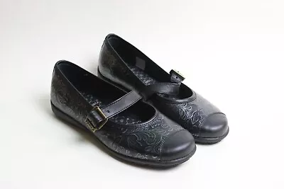 Pablosky Paola Girls Shoes Black Size 4.5 US 36 EU 873410 Made In Spain • $34.99