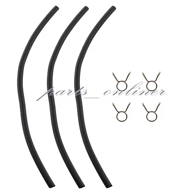 3ft Carburetor Rubber Fuel Hose Line Spring Clip Clamp For Suzuki 9mm OD 6mm ID • $8.28