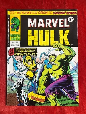 MIGHTY WORLD OF MARVEL #198 1st App Wolverine UK RP Incredible Hulk 181 • £275