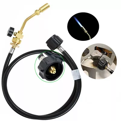 Mapp Propane Gas Tank Start Torch / Hose Adapter Brazing Soldering Welding Head • $13.29