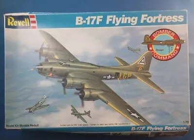 Vintage 1980's B-17F Flying Fortress Airplane 1/72 Scale  NEW Opened Model Kit • $20