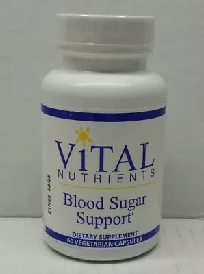 Vital Nutrients Blood Sugar Support 60 Vegan Capsules • $30.99