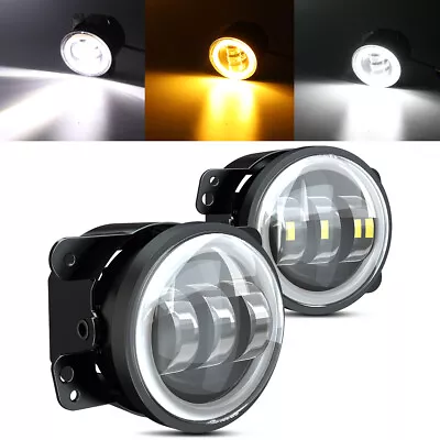 For 1994-2009 Dodge Ram 2500 4  Inch LED Fog Lights Front Bumper Driving Lamps • $55.96