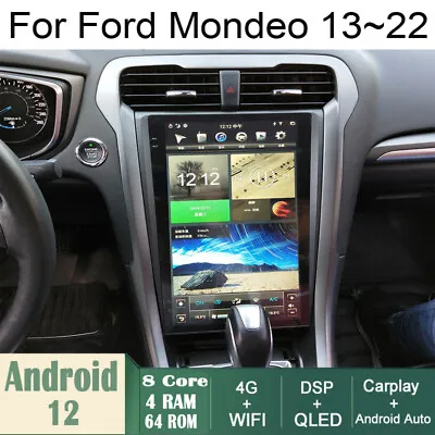 Car Android GPS Navigation Wifi 13.6  For Ford Mondeo Fusion 13-18 Radio Carpaly • $700