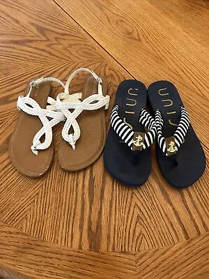 Ladies Size 7 Sandals Lot☀️⛱️ • $8