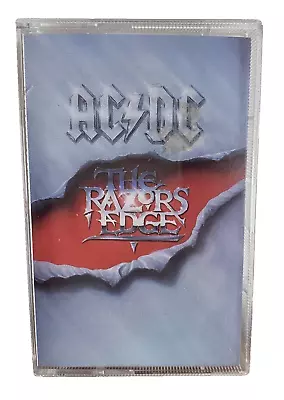 AC/DC Cassette The Razors Edge Aust Rel 1990 Tape ACDC Music TESTED Free Post • $42.50