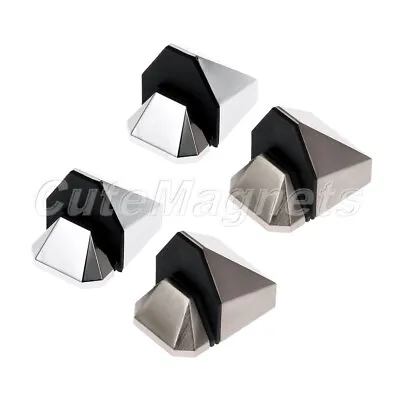 3mm-16mm Thick Stainless Steel Wood Acrylic Glass Shelf Clamp Brackets Support • £5.40