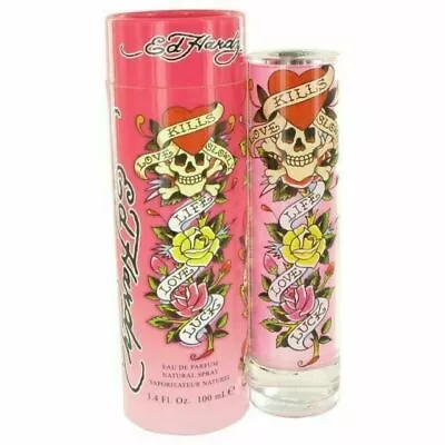 Ed Hardy Love Kills Slowly Perfume 3.4 Fl Oz Glass Bottle Christian Audigier • $35