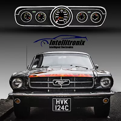 1965-1966 Ford Mustang Analog Gauge Panel Intellitronix AP7001 Lifetime Warranty • $475.43