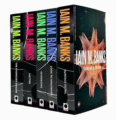 Iain M. Banks Culture Series 2 : 5 Books Collection Set PB NEW • £38.99