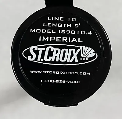 St. Crox Flyrod Imperial Salt Model IS910.4 10wt 9' 4pcs • $360