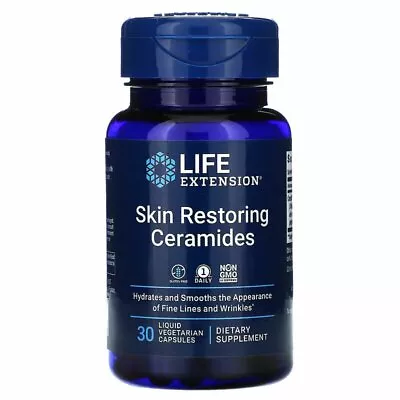 Skin Restoring Ceramides 30 Veggie Caps Life Extension Phytoceramides • $17.81