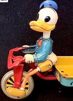 RARE Vintage Disney Line Mar Mickeys Delivery Donald Duck 1950s • $265