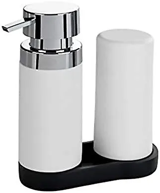 Wenko Easy-Squeeze Washing Station - White - Soap Dispenser And Liquid Dispense • £32.46