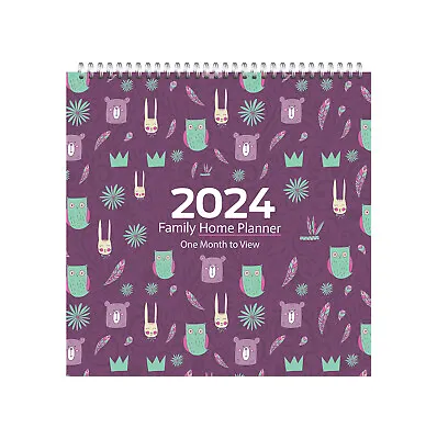 ARPAN 2024 Family Home Planner Wall Calendar Month-to-View 5 Columns Organizer • £9.49