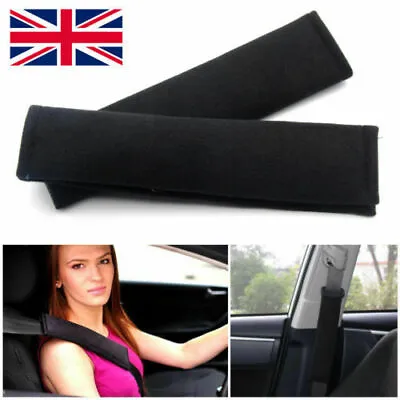 2 Car Seat Belt Pads Harness Safety Shoulder Strap Back Pack Cushion Covers Kids • £4.69