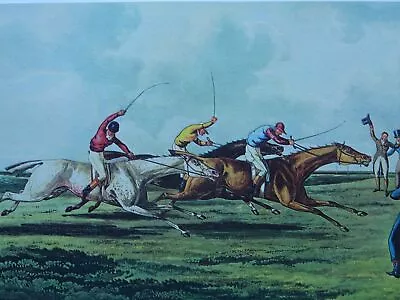 HORSE RACING Print THE HIGH METTLED RACER Engraving By H. Alken Delt • £8