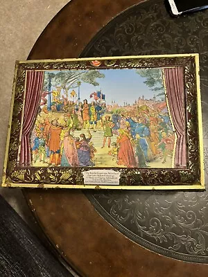 Vintage German Tin Box 1997  E. Otto Schmidt Nurnberger Lebkuchen Honig • $10.99