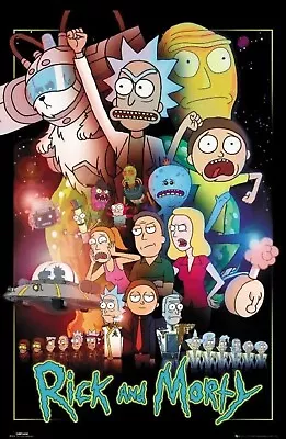 Rick And Morty Wars Maxi Poster Size 61cm X 91.5cm FP4576 Brand New And Sealed  • £8.54