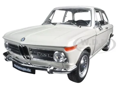 BMW 2002Ti CREAM 1/24 DIECAST MODEL CAR BY WELLY 24053 • $19.99