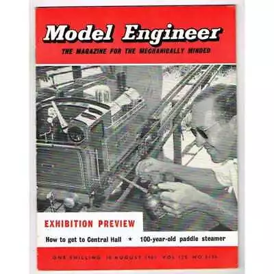 Model Engineer Magazine August 10 1961 Mbox3214/d 100 Year Old Paddle Steamer • £4.75