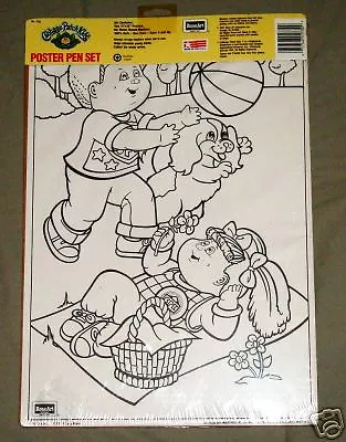 CABBAGE PATCH KIDS Poster Pen Set NEW 1991 • $14.99