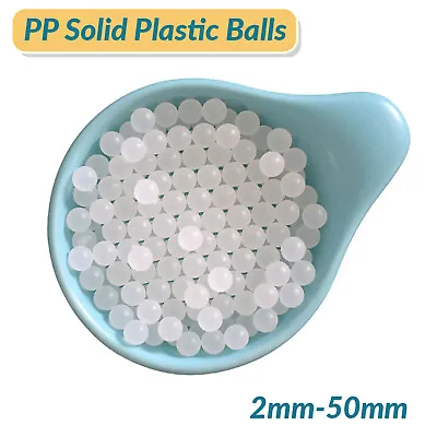 PP Solid Plastic Balls Precision Bearing Ball 2mm-50mm • $40.65