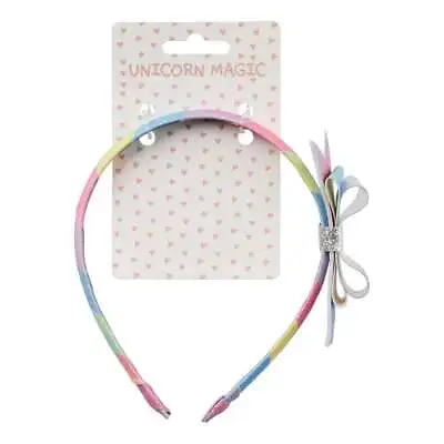 $5.50 • Buy NEW Unicorn Magic Headband Rainbow Bow By Spotlight
