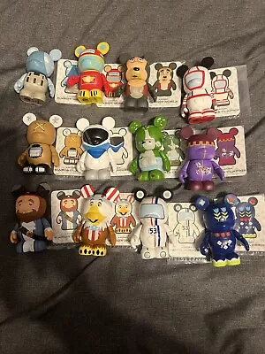 Disney Vinylmation Park Series 3 Complete Set With Cards And Chaser  • $35