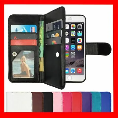 $9.89 • Buy Leather Flip Case Wallet Stand Cover For Apple IPhone 11 Pro Max X 5 6 7 8 Plus