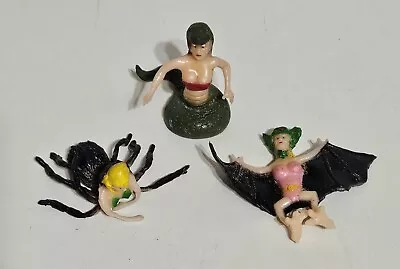 Vintage Invasion Of The Monster Women Rubber Body Horror Sci Fi Figures Lot Of 3 • $10.99