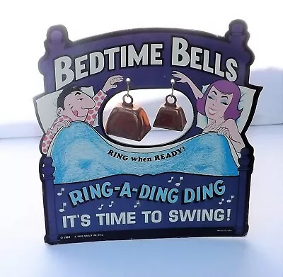 Vintage 1968 Bedtime Bells  Ring When Ready  Store Display Sign • $149.99